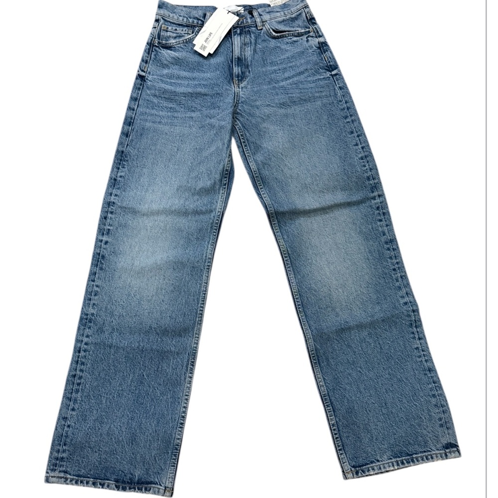 SOLD 🛑Zara Blue Straight-Leg Jeans Versatile Denim